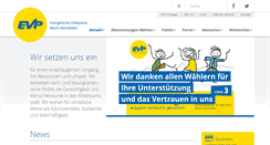 Desktop Screenshot of evp-weinfelden.ch